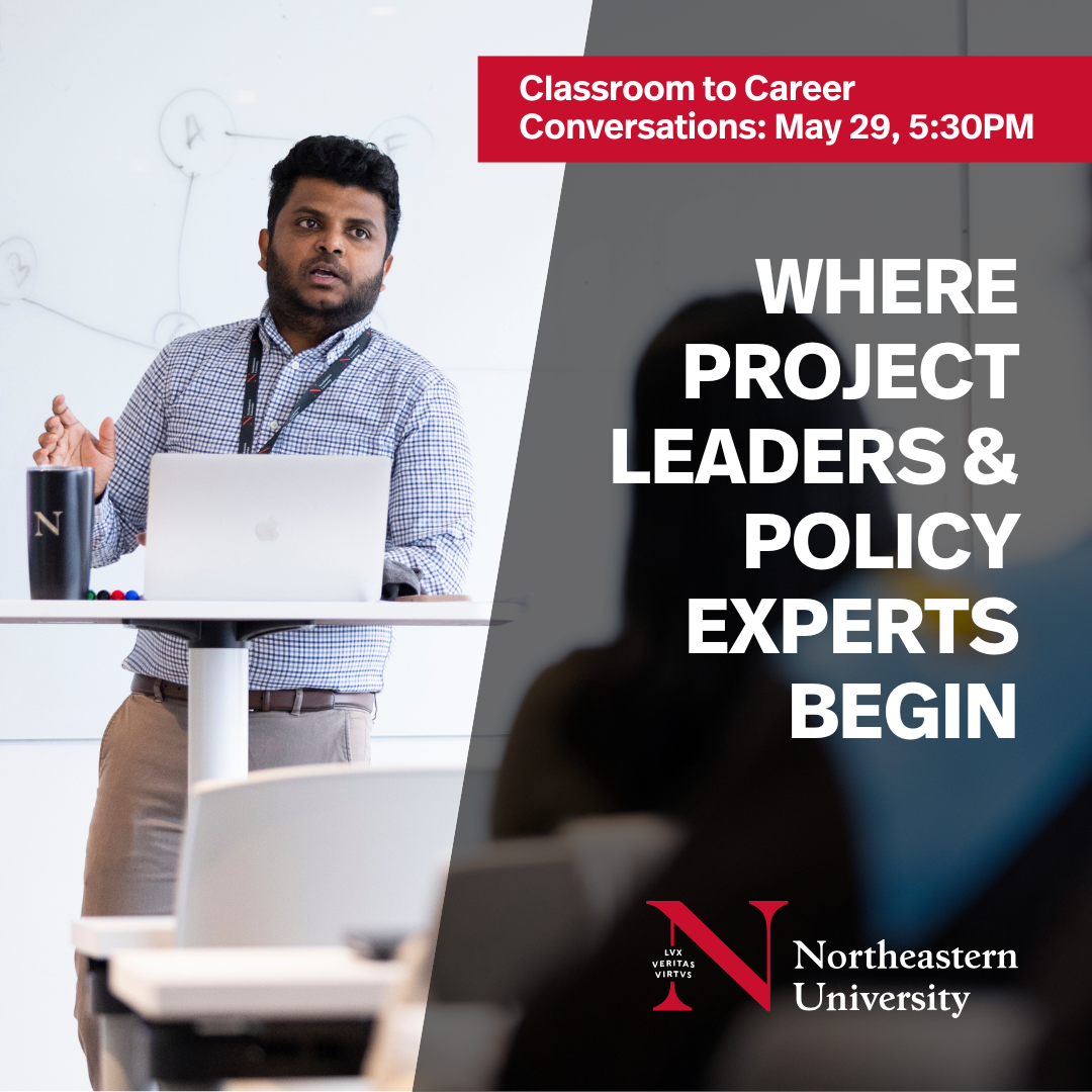 Classroom to Career Conversations – MS in Project Management and MS in Regulatory Affairs