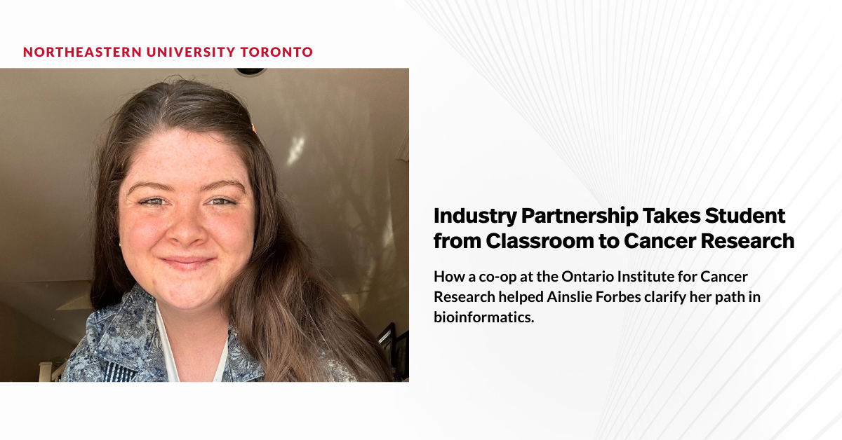 Industry Partnership Takes Student from Classroom to Cancer Research