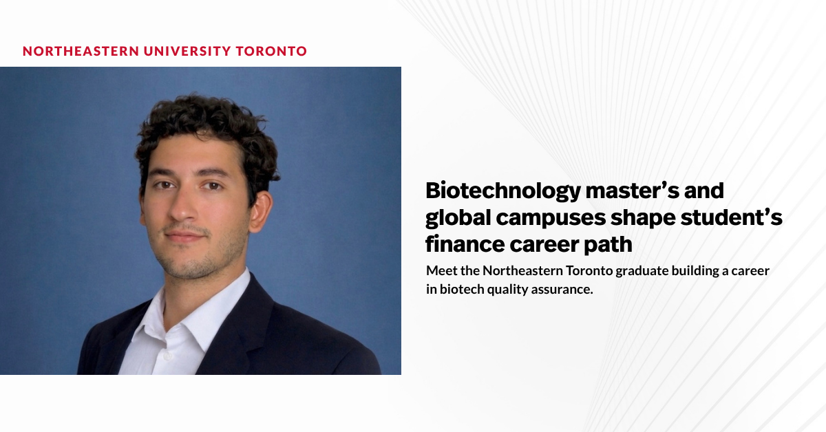 Biotechnology Graduate Builds Career in Finance